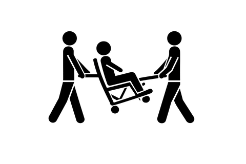 Tragestuhl-Symbol